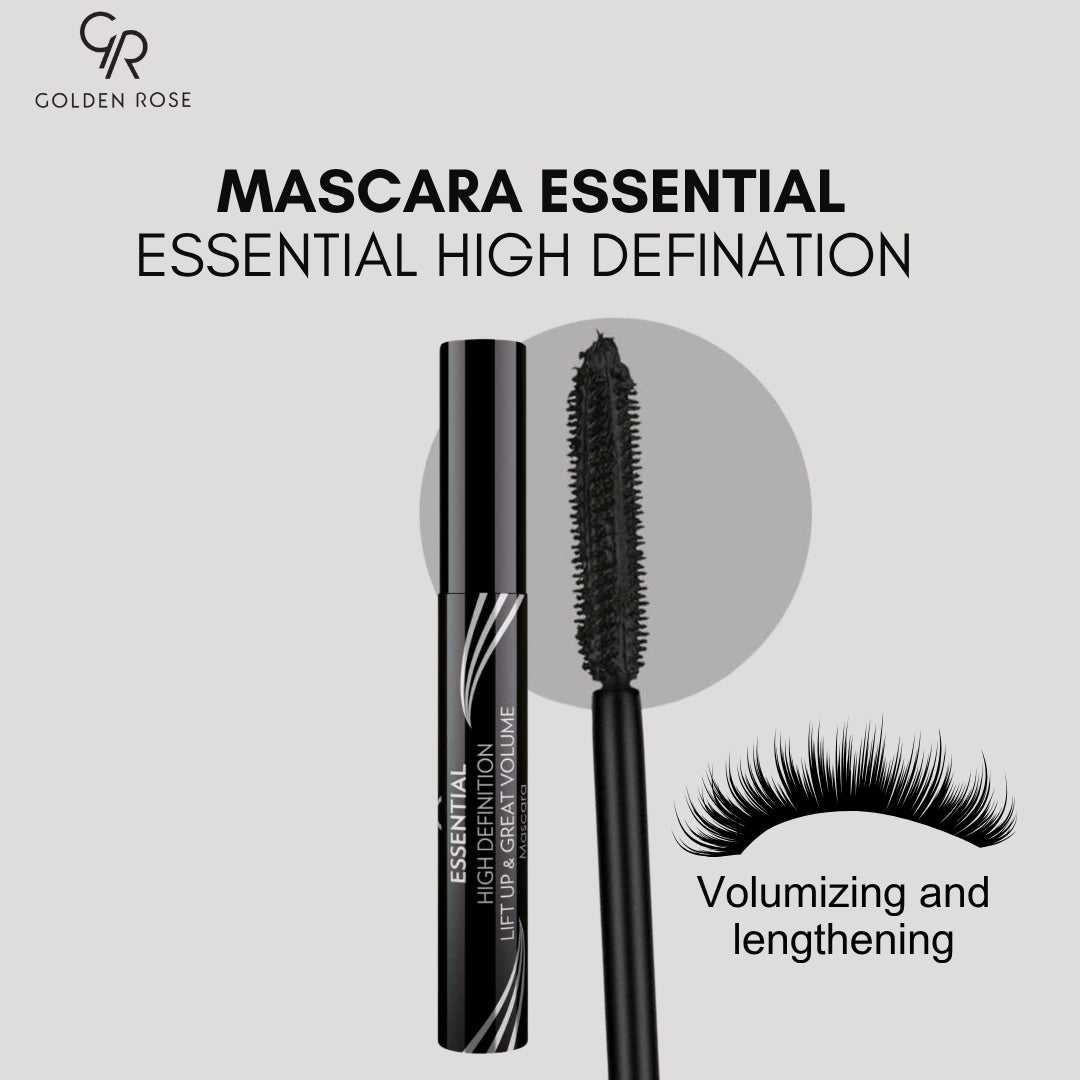GOLDEN ROSE MASCARA ESSENTIAL HIGH DEFINATION