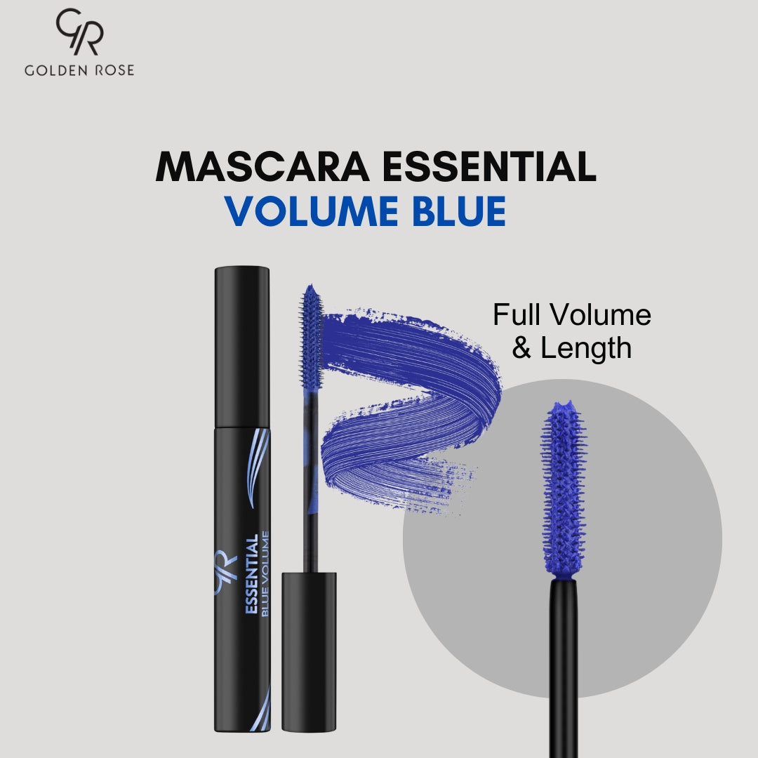 GOLDEN ROSE MASCARA ESSENTIAL VOLUME BLUE