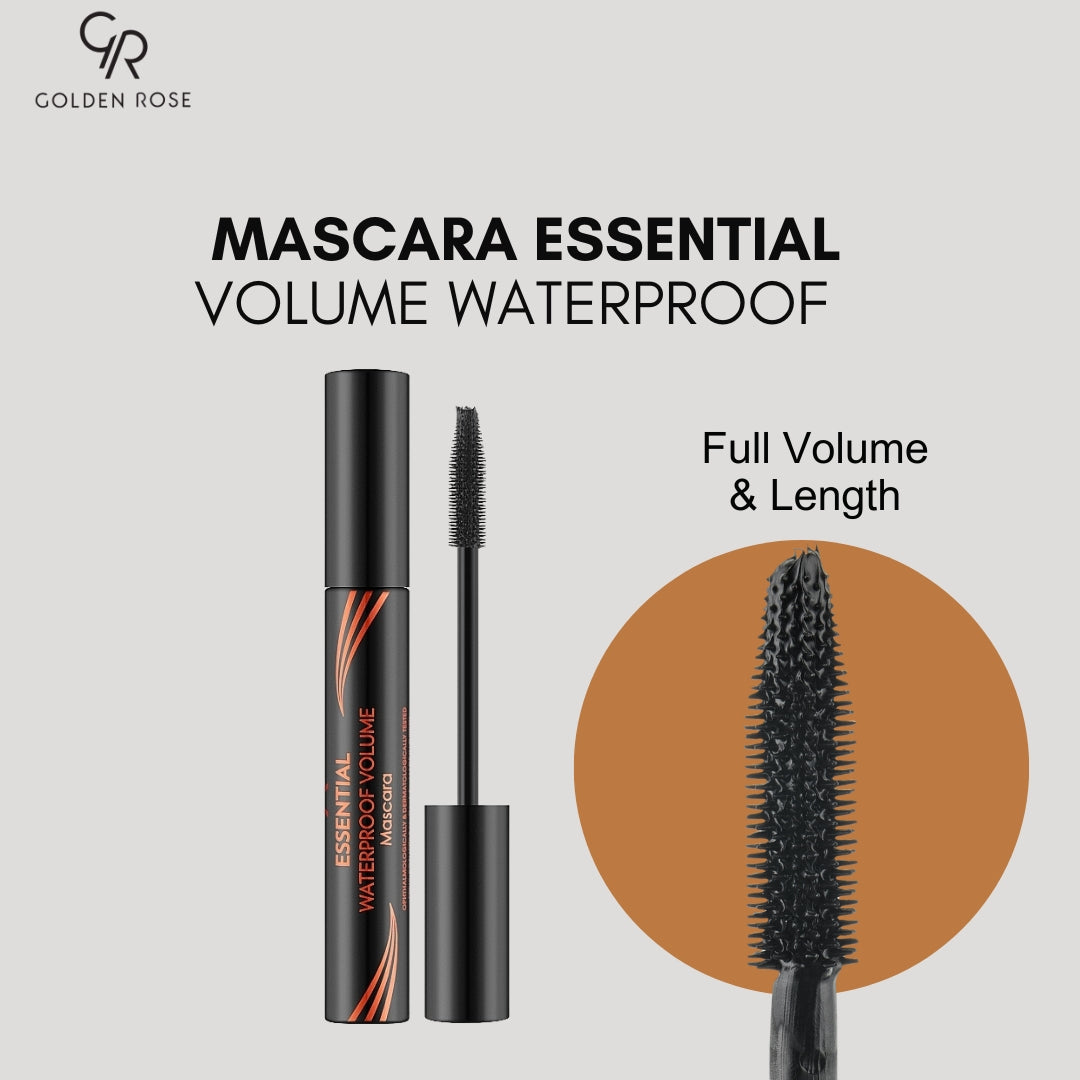 GOLDEN ROSE MASCARA ESSENTIAL VOLUME WATERPROOF