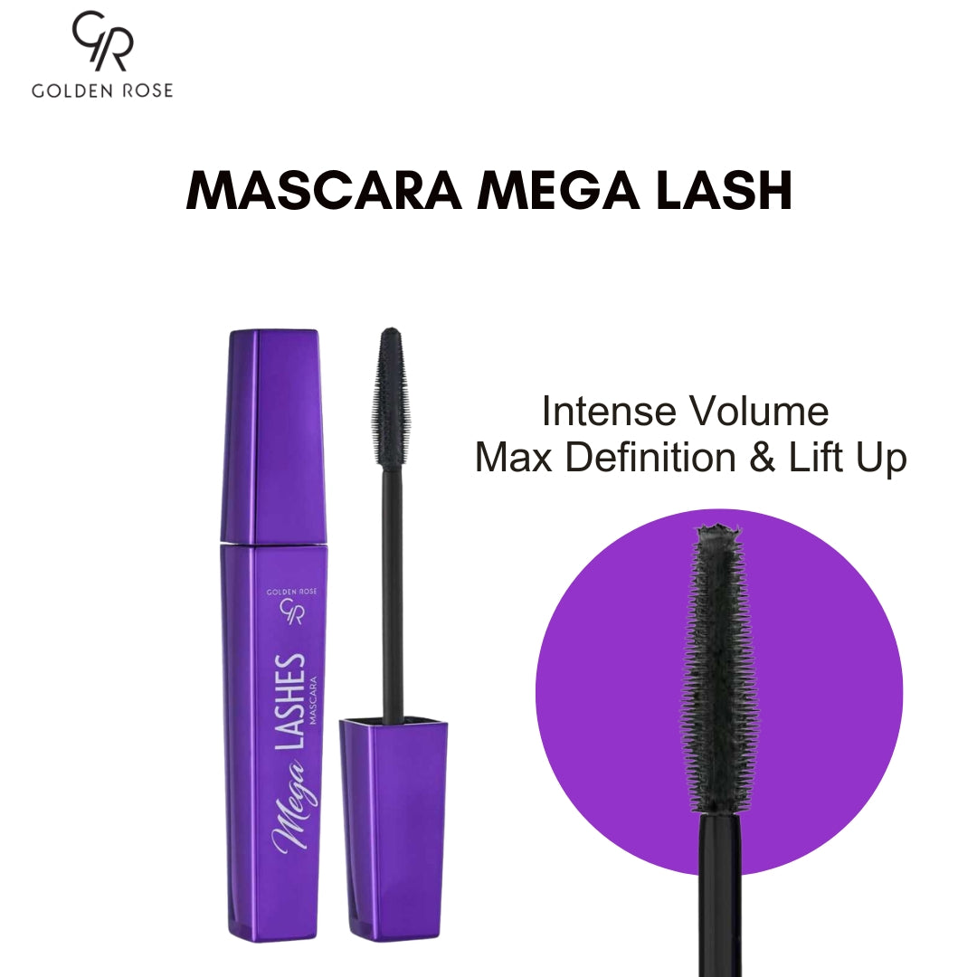 GOLDEN ROSE MASCARA MEGA LASHES