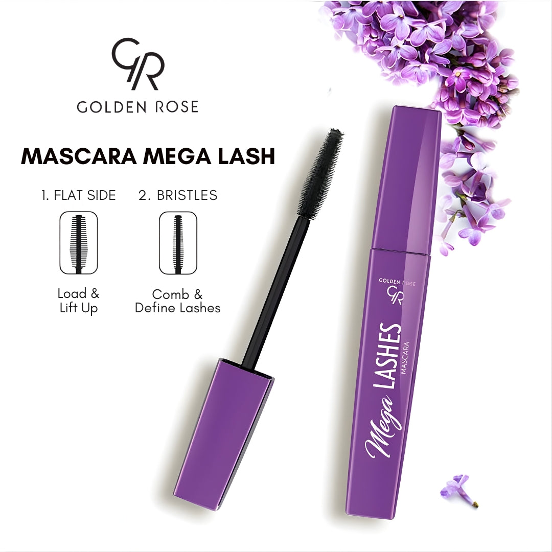GOLDEN ROSE MASCARA MEGA LASHES