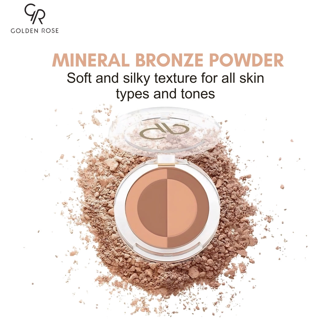 GOLDEN ROSE MINERAL BRONZE POWDER