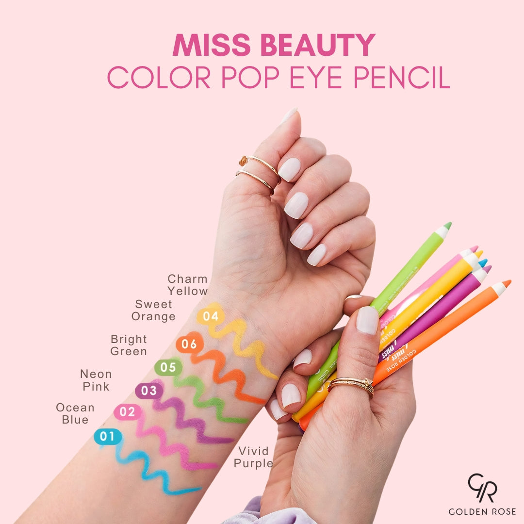 GOLDEN ROSE MISS BEAUTY COLOR POP EYE PENCIL