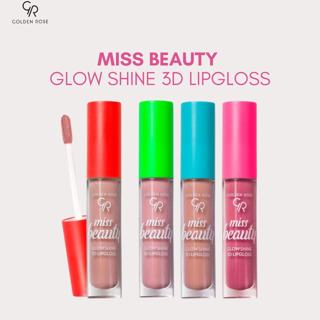 GOLDEN ROSE MISS BEAUTY GLOW SHINE 3D LIPGLOSS