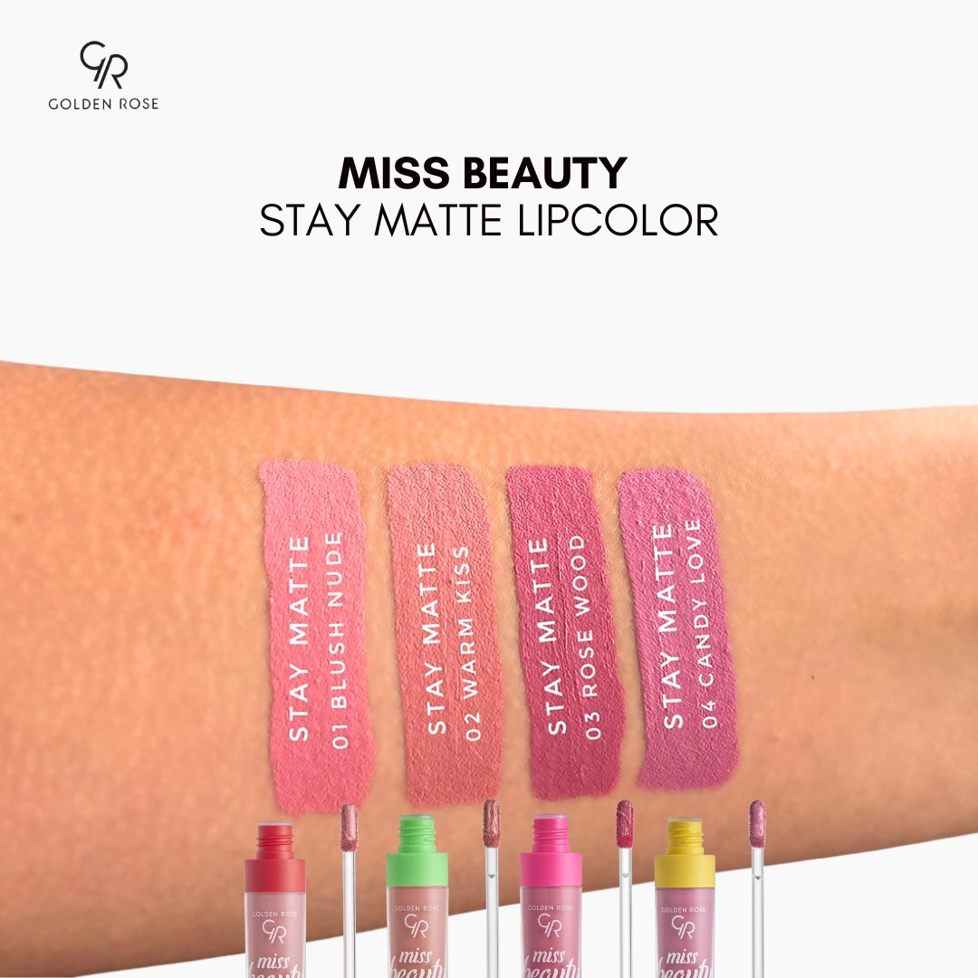 GOLDEN ROSE MISS BEAUTY STAY MATTE LIPCOLOR