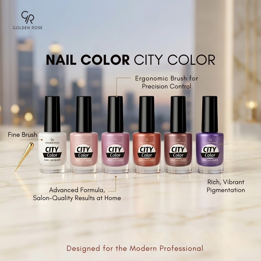 GOLDEN ROSE NAIL COLOR CITY COLOR