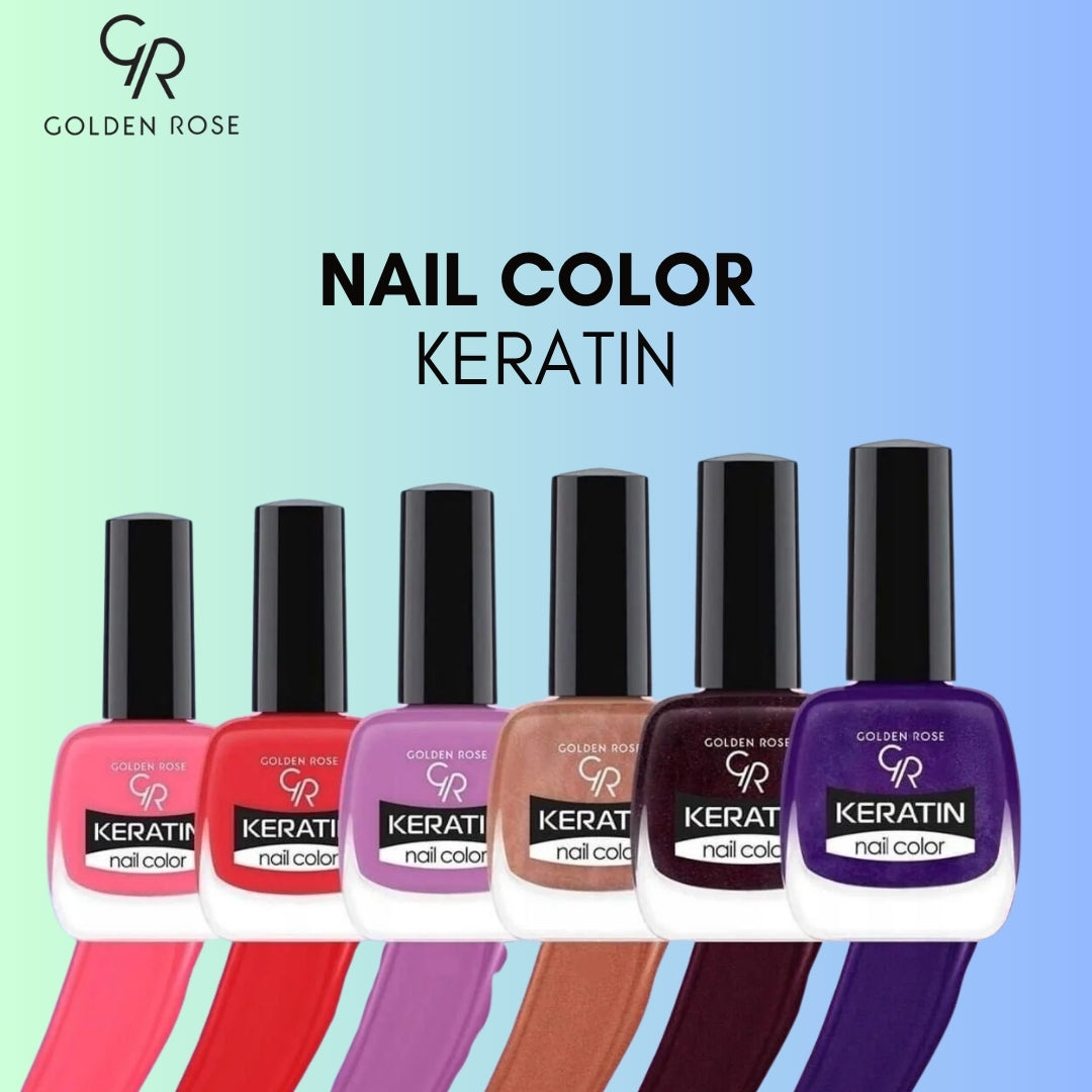 GOLDEN ROSE NAIL COLOR KERATIN