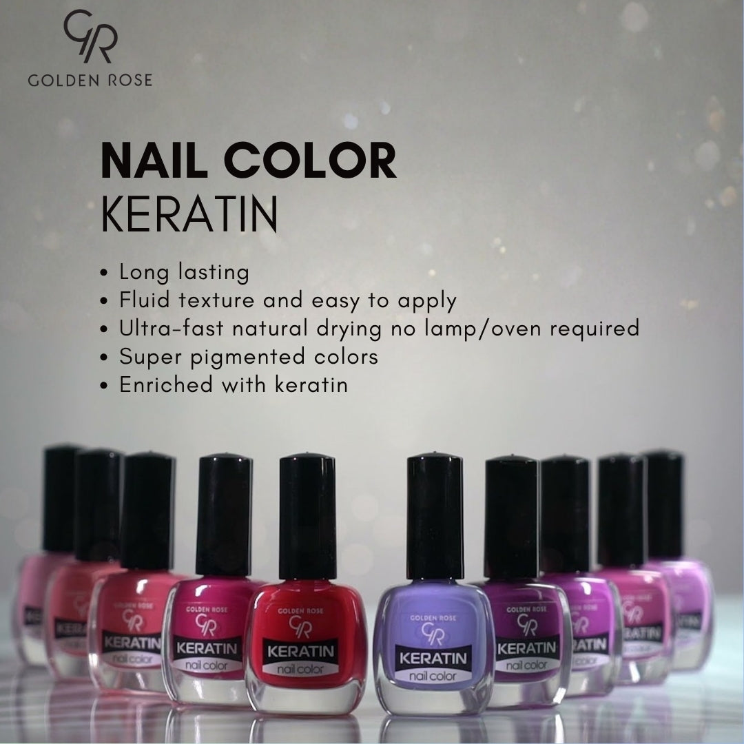 GOLDEN ROSE NAIL COLOR KERATIN