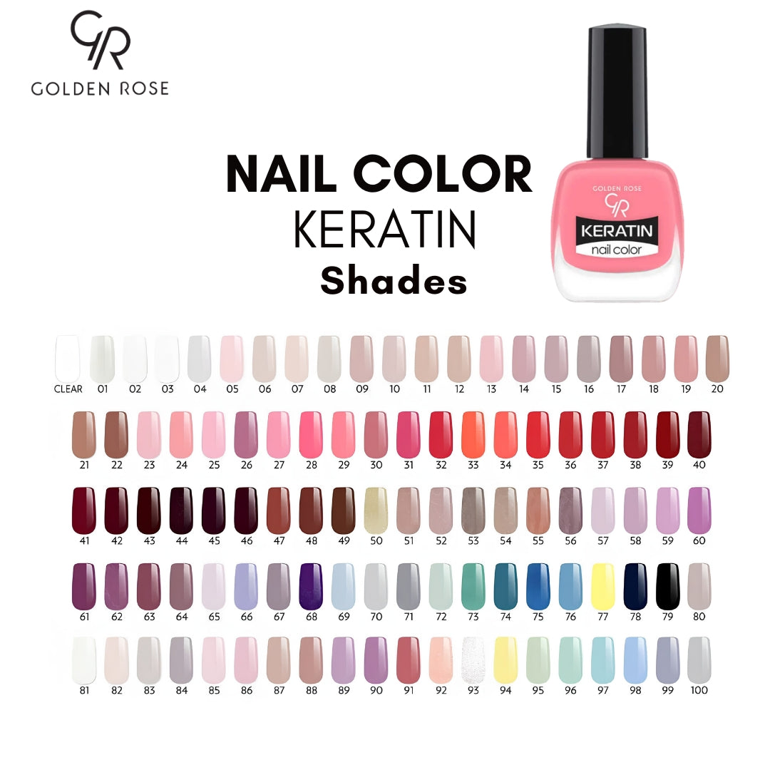 GOLDEN ROSE NAIL COLOR KERATIN