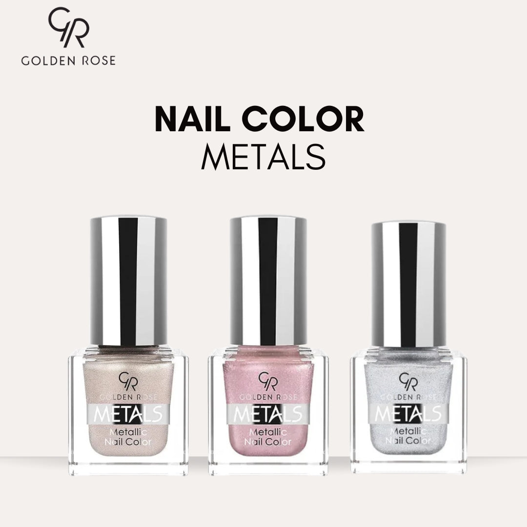 GOLDEN ROSE NAIL COLOR METALS