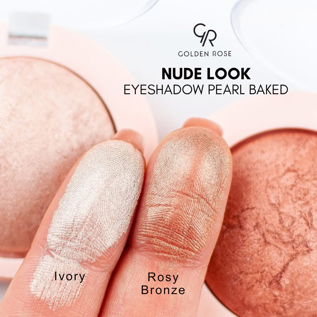 GOLDEN ROSE NUDE LOOK EYESHADOW PEARL BAKED