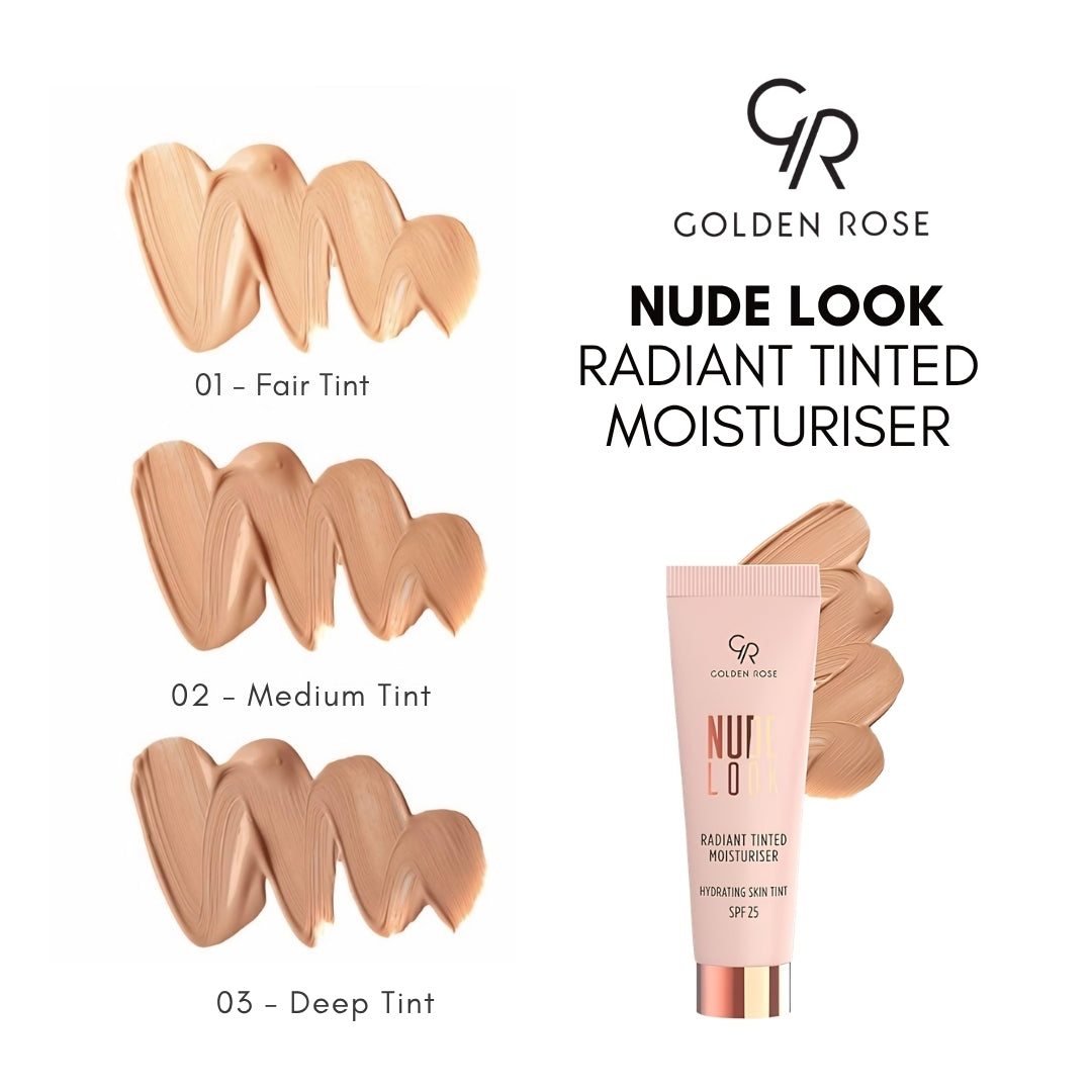 GOLDEN ROSE NUDE LOOK RADIANT TINTED MOISTURISER