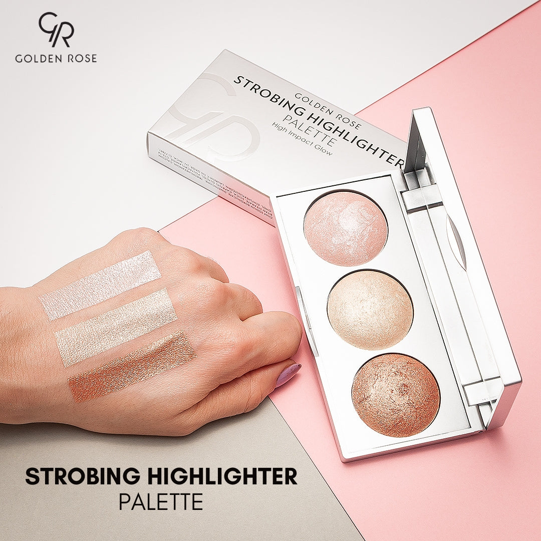 GOLDEN ROSE PALETTE STROBING HIGHLIGHTER
