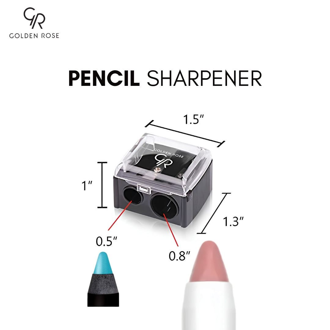 GOLDEN ROSE PENCIL SHARPENER BLACK