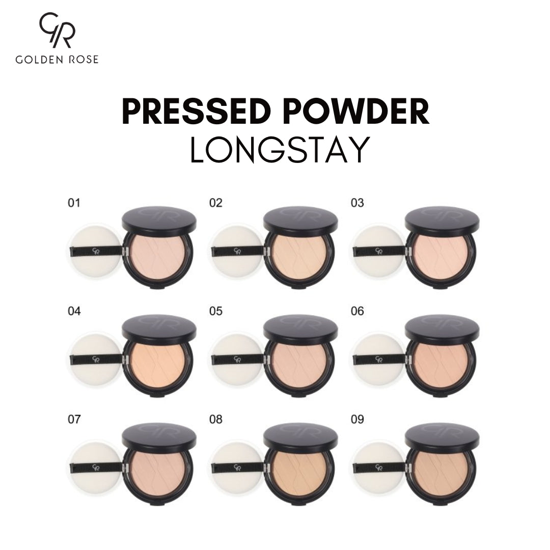 GOLDEN ROSE PRESSED POWDER LONGSTAY
