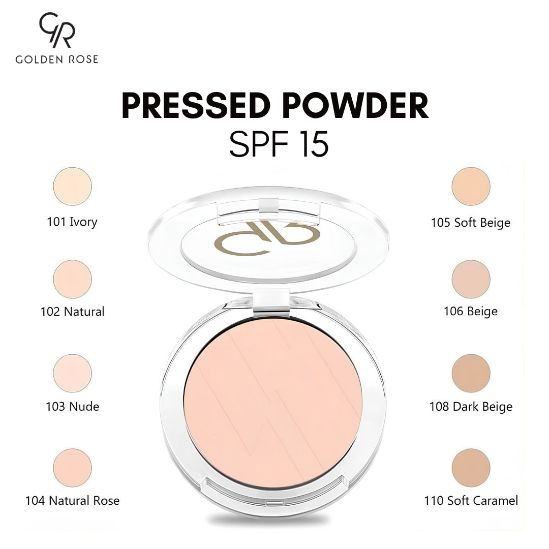 GOLDEN ROSE PRESSED POWDER SPF15