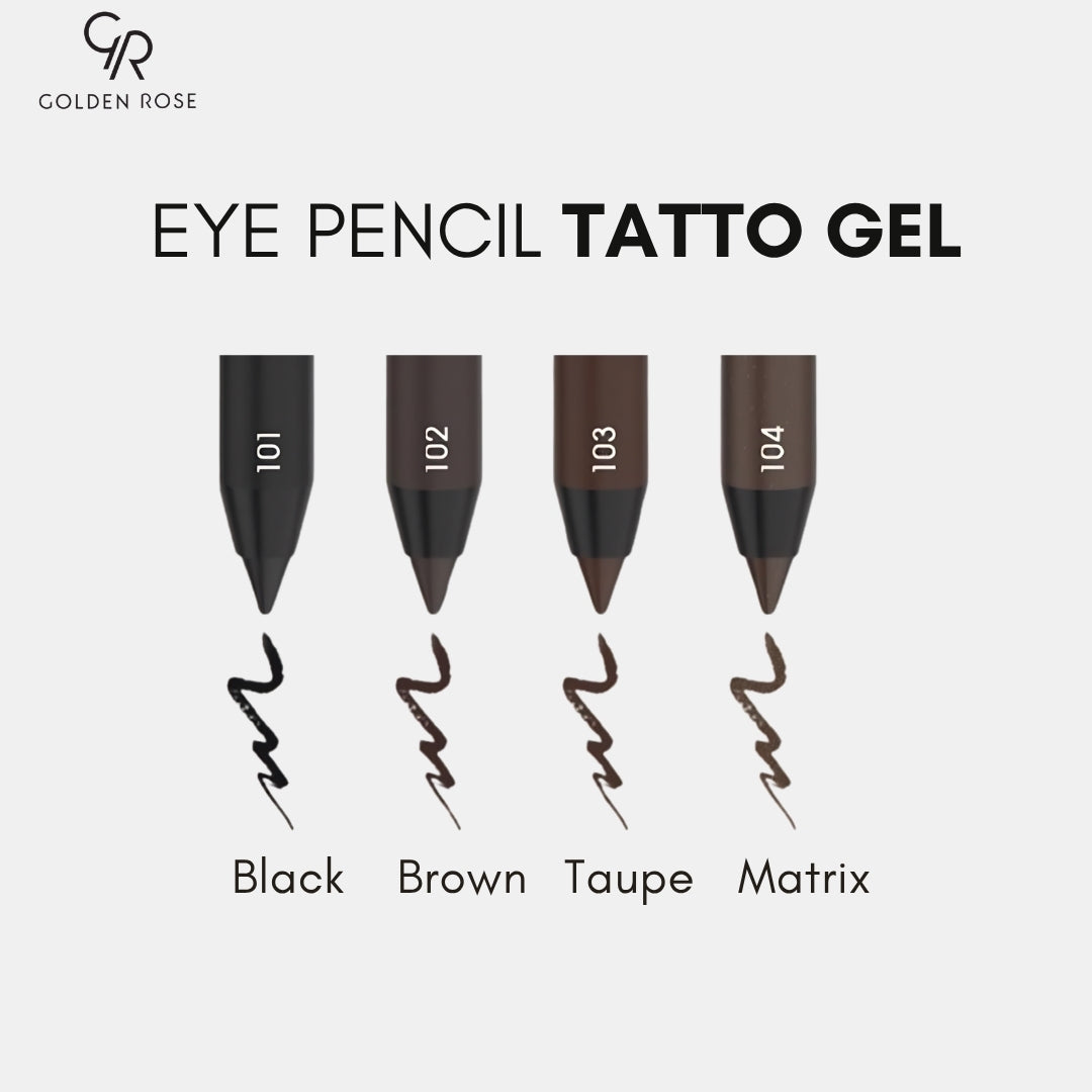 GOLDEN ROSE EYE PENCIL TATTOO GEL