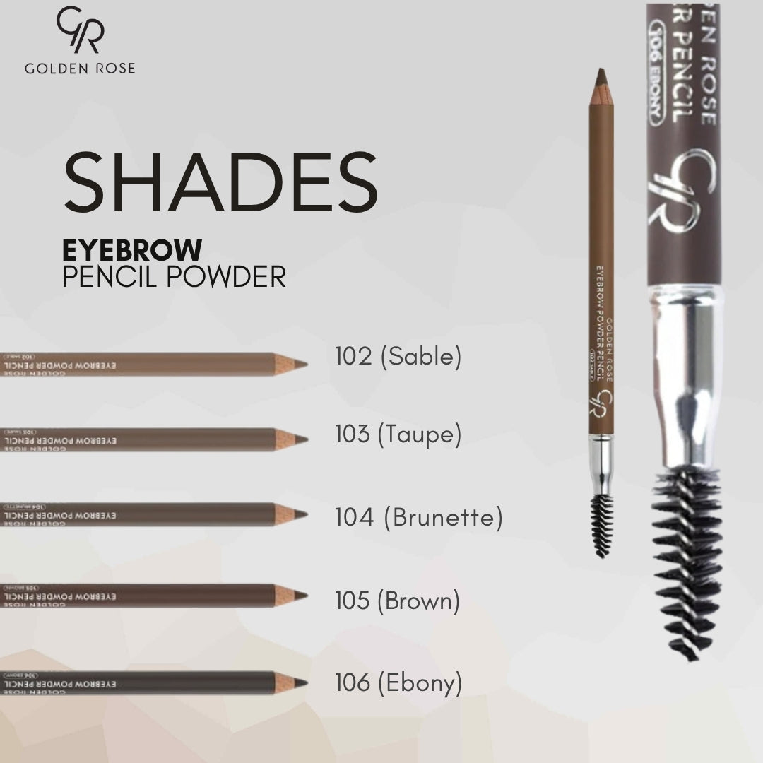 GOLDEN ROSE EYEBROW POWDER PENCIL