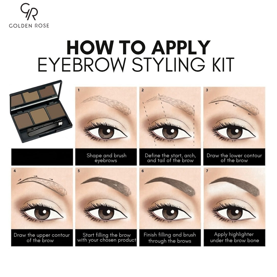 GOLDEN ROSE EYEBROW STYLING KIT