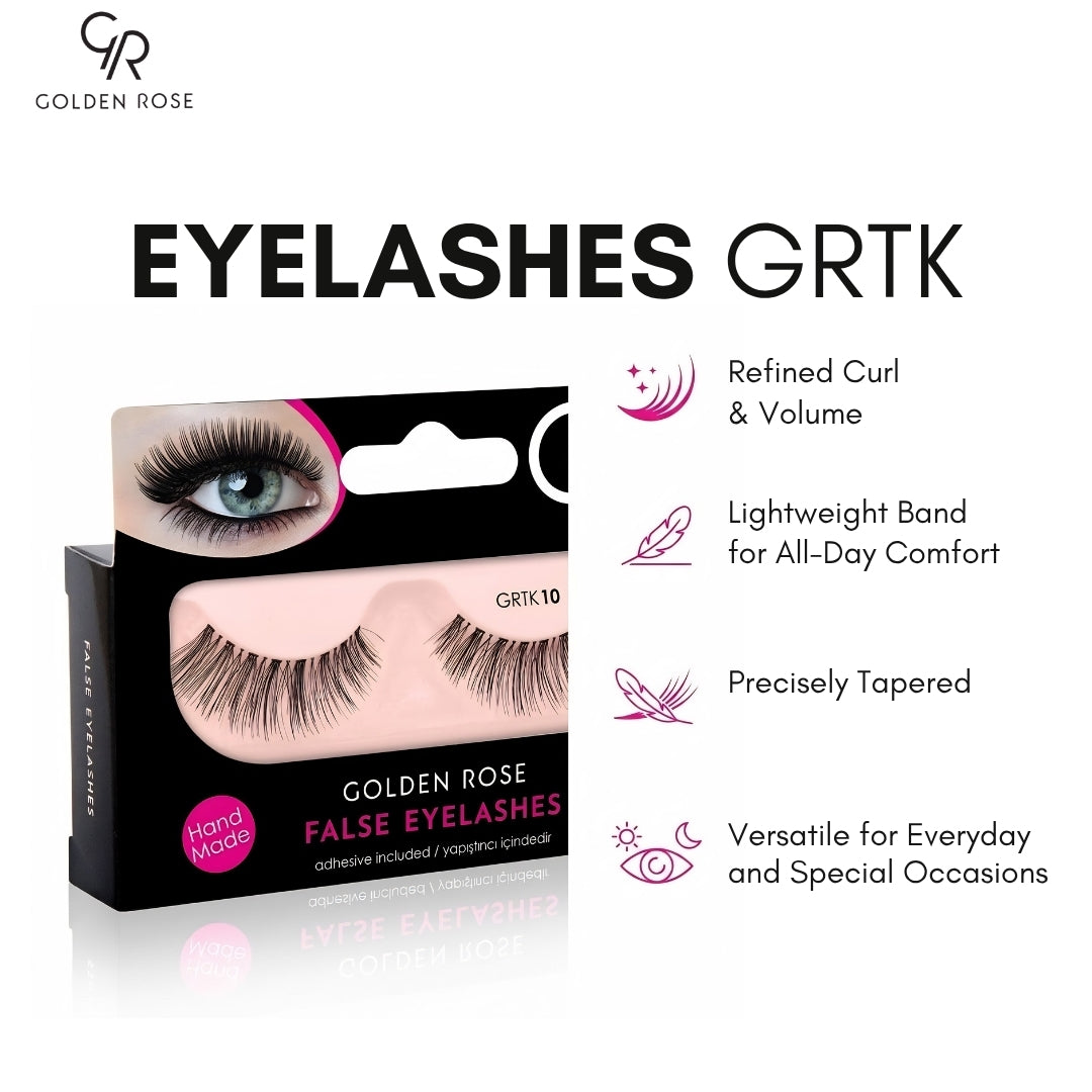 GOLDEN ROSE EYELASHES GRTK