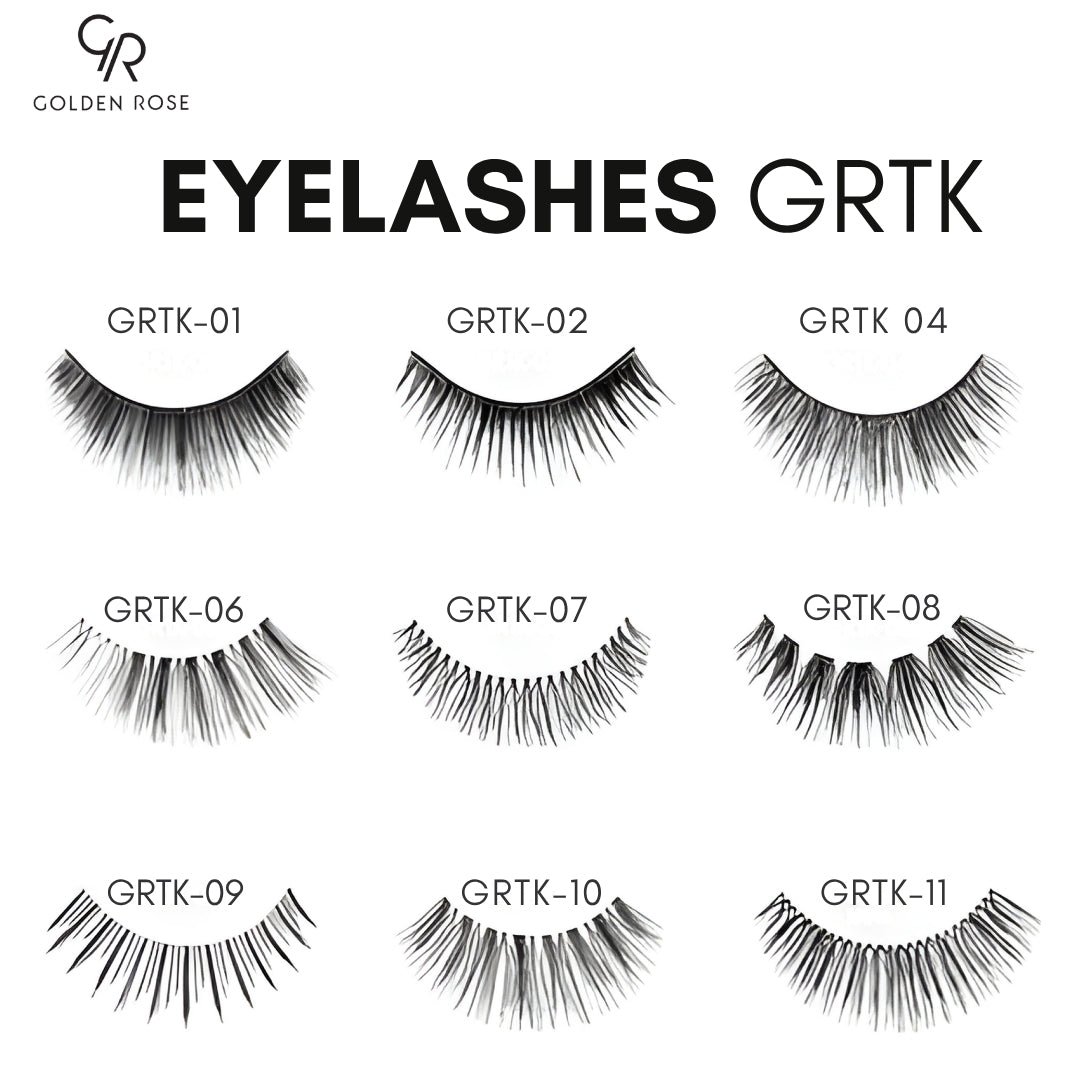 GOLDEN ROSE EYELASHES GRTK