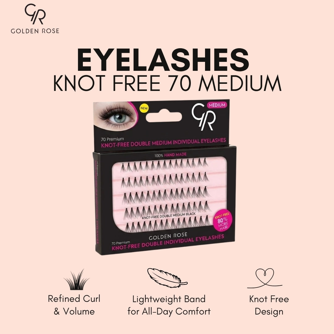 GOLDEN ROSE EYELASHES KNOT FREE 70 MEDIUM