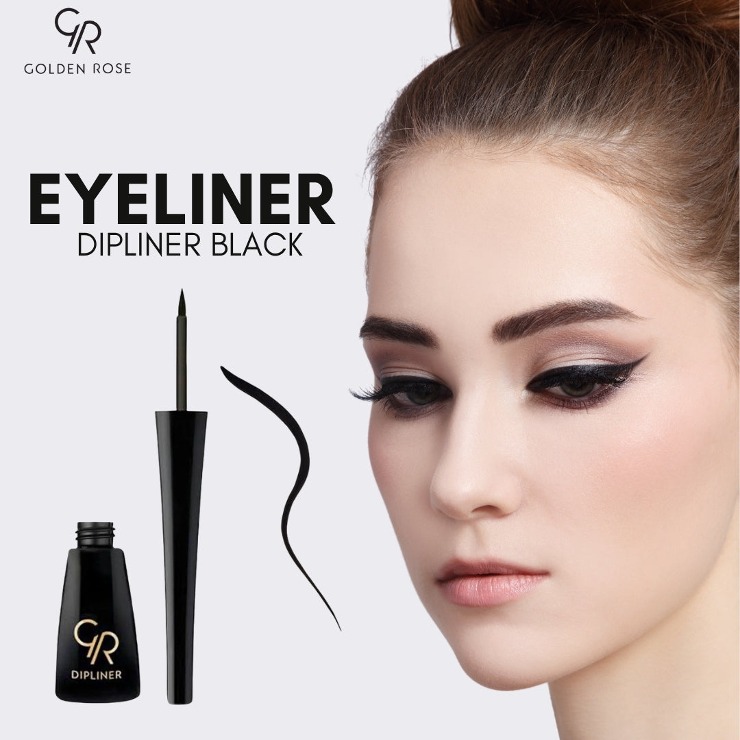 GOLDEN ROSE EYELINER DIPLINER BLACK
