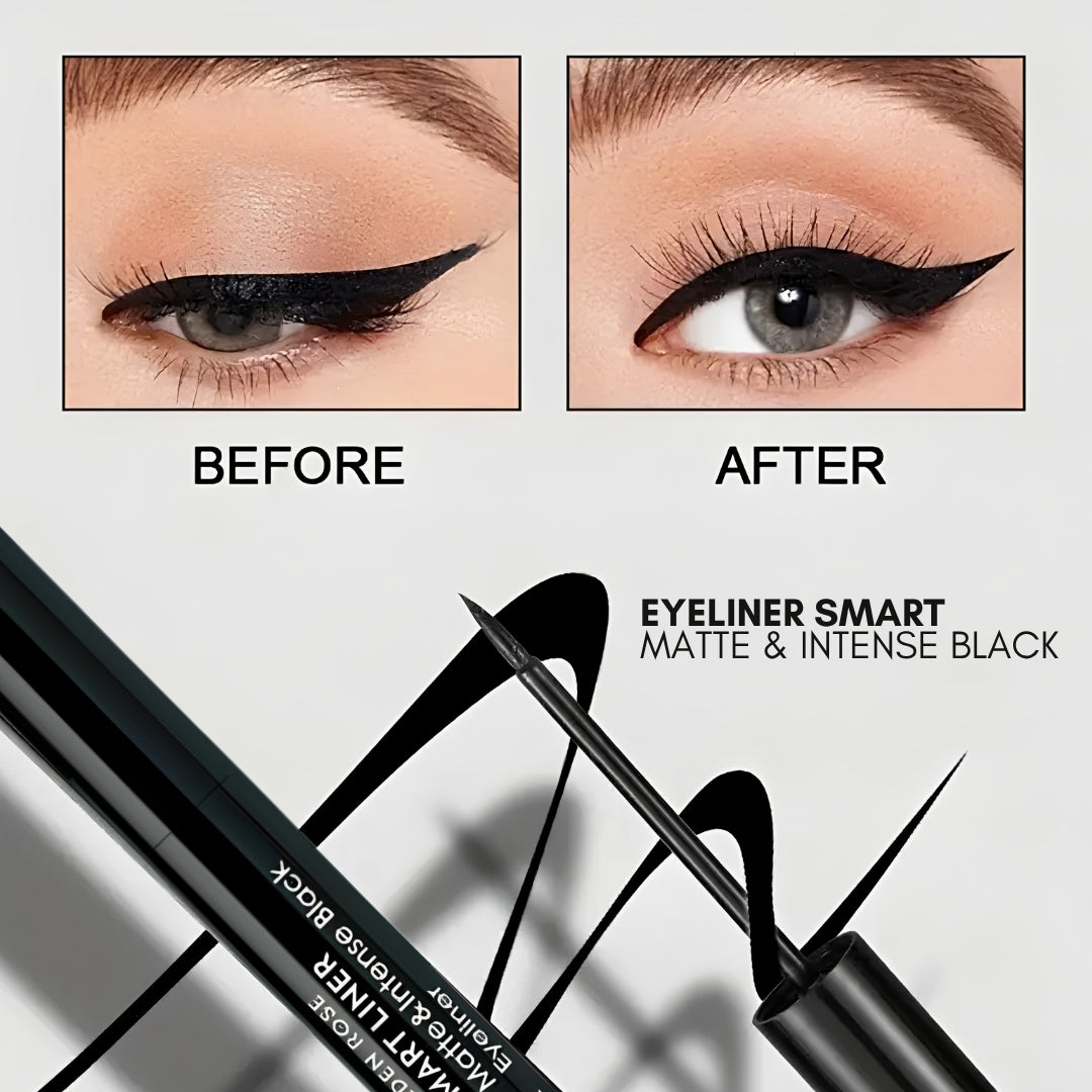 GOLDEN ROSE EYELINER SMART MATTE&INTENSE BLACK