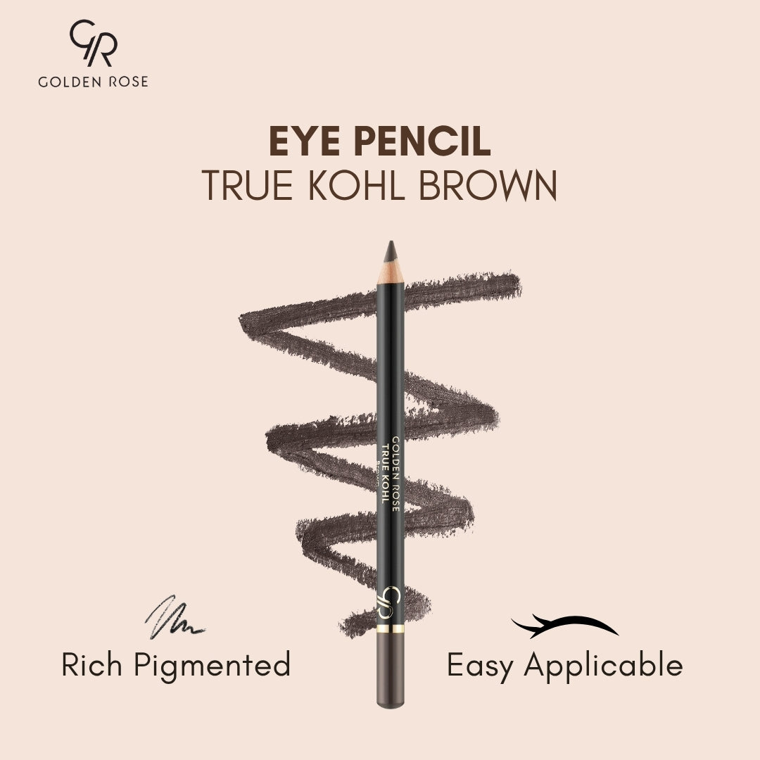 GOLDEN ROSE EYELINER TRUE KOHL BROWN