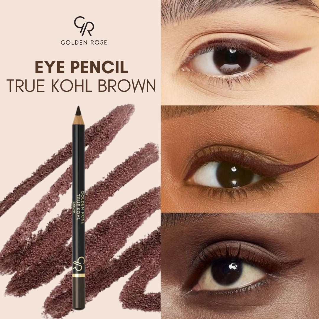 GOLDEN ROSE EYELINER TRUE KOHL BROWN