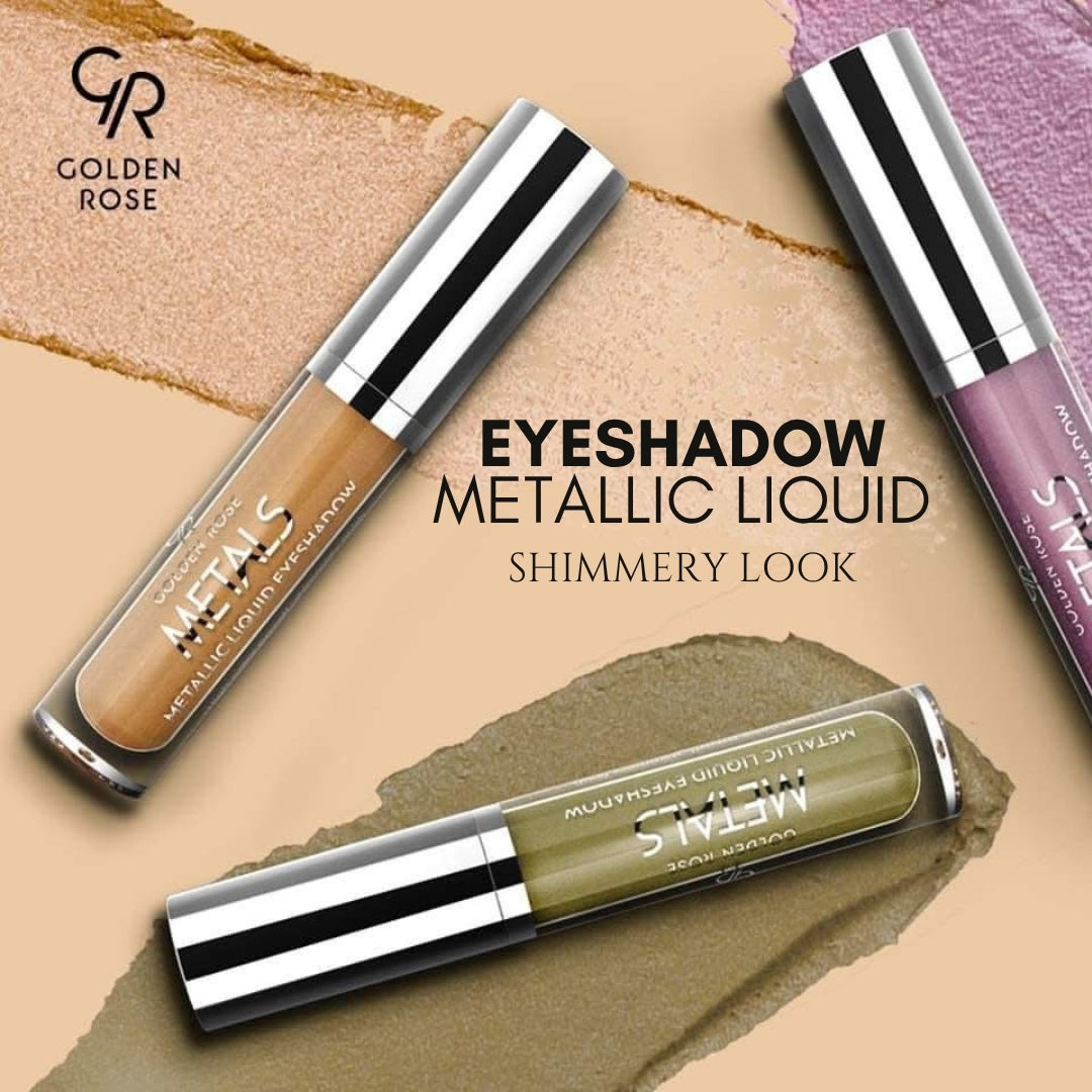 GOLDEN ROSE EYESHADOW METALLIC LIQUID