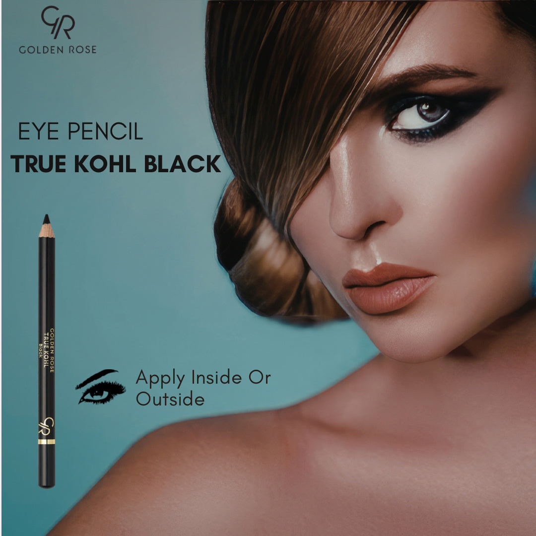 GOLDEN ROSE EYE PENCIL TRUE KOHL BLACK