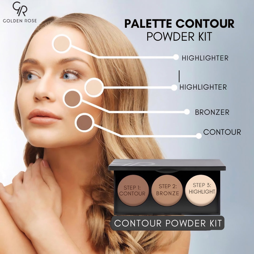 GOLDEN ROSE PALETTE CONTOUR POWDER KIT