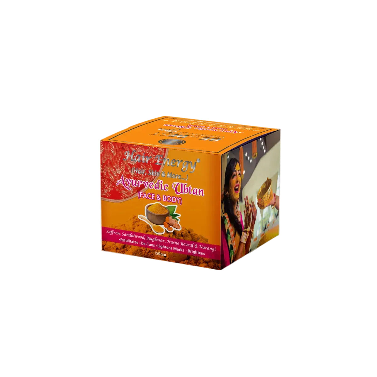 HAIR ENERGY AYURVEDIC UBTAN 150G FACE & BODY