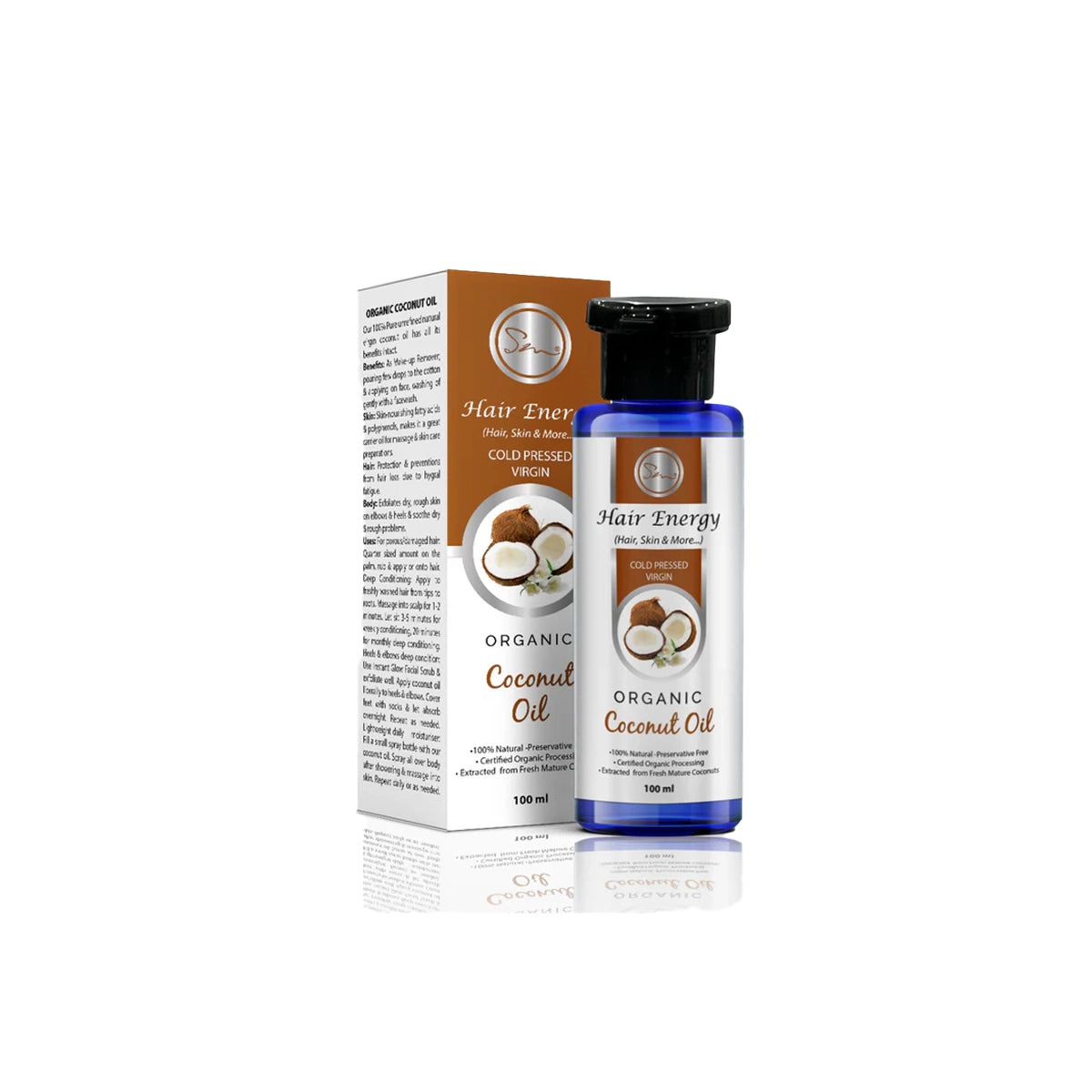 HAIR ENERGY COLD PRESSED VIRGIN COCONUT OIL 100ML
