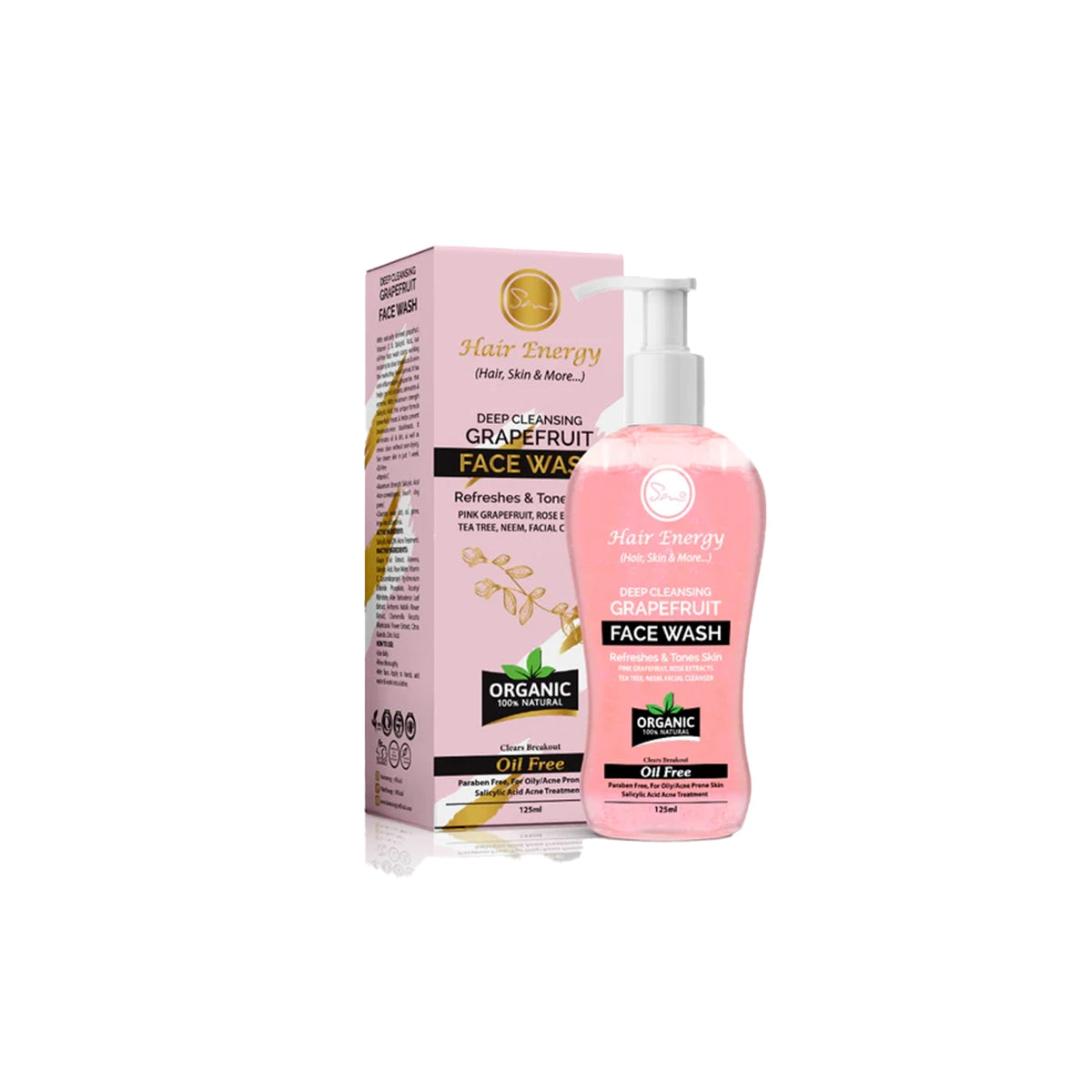 HAIR ENERGY DEEP CLEANSING FACE WASH 125ML GRAPEFRUIT