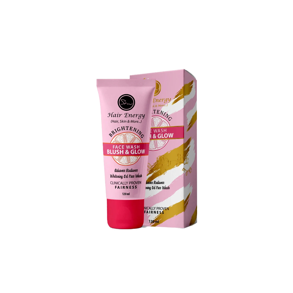 HAIR ENERGY FACE WASH 120ML BLUSH & GLOW