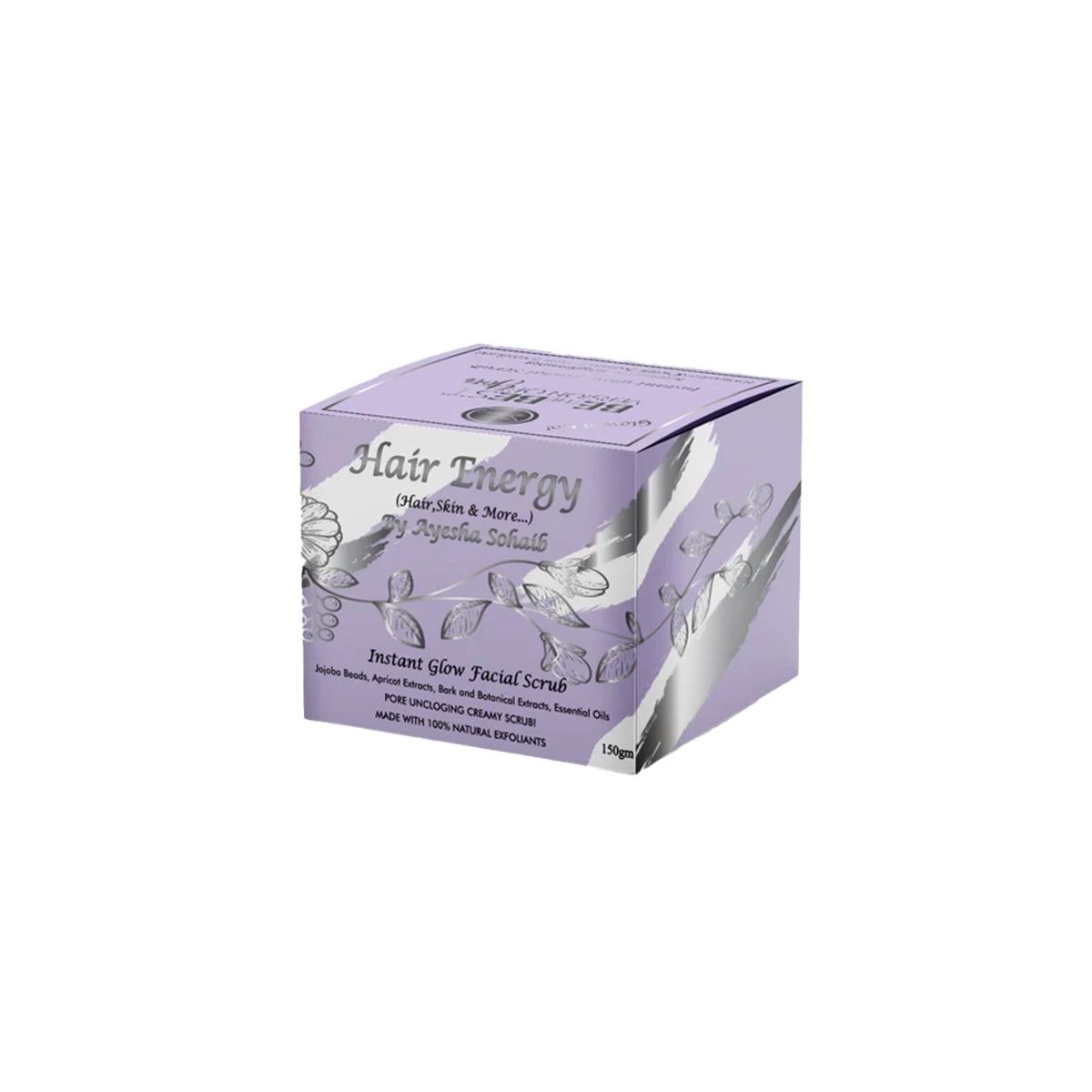 HAIR ENERGY INSTANT GLOW FACIAL SCRUB 150G