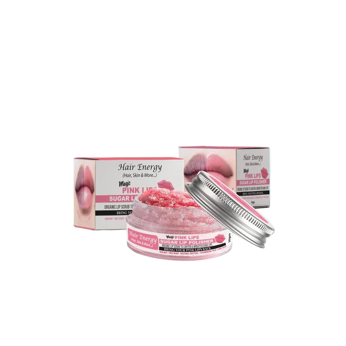 HAIR ENERGY MAGIC PINK LIPS SUGAR LIP POLISHER 30G