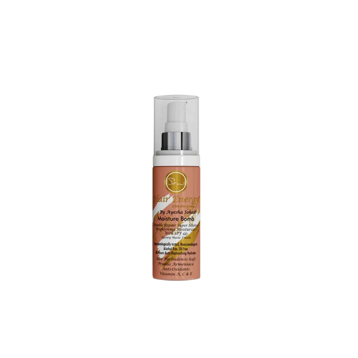 HAIR ENERGY MOISTURE BOMB BRIG MOISTURISER SPF60 60ML