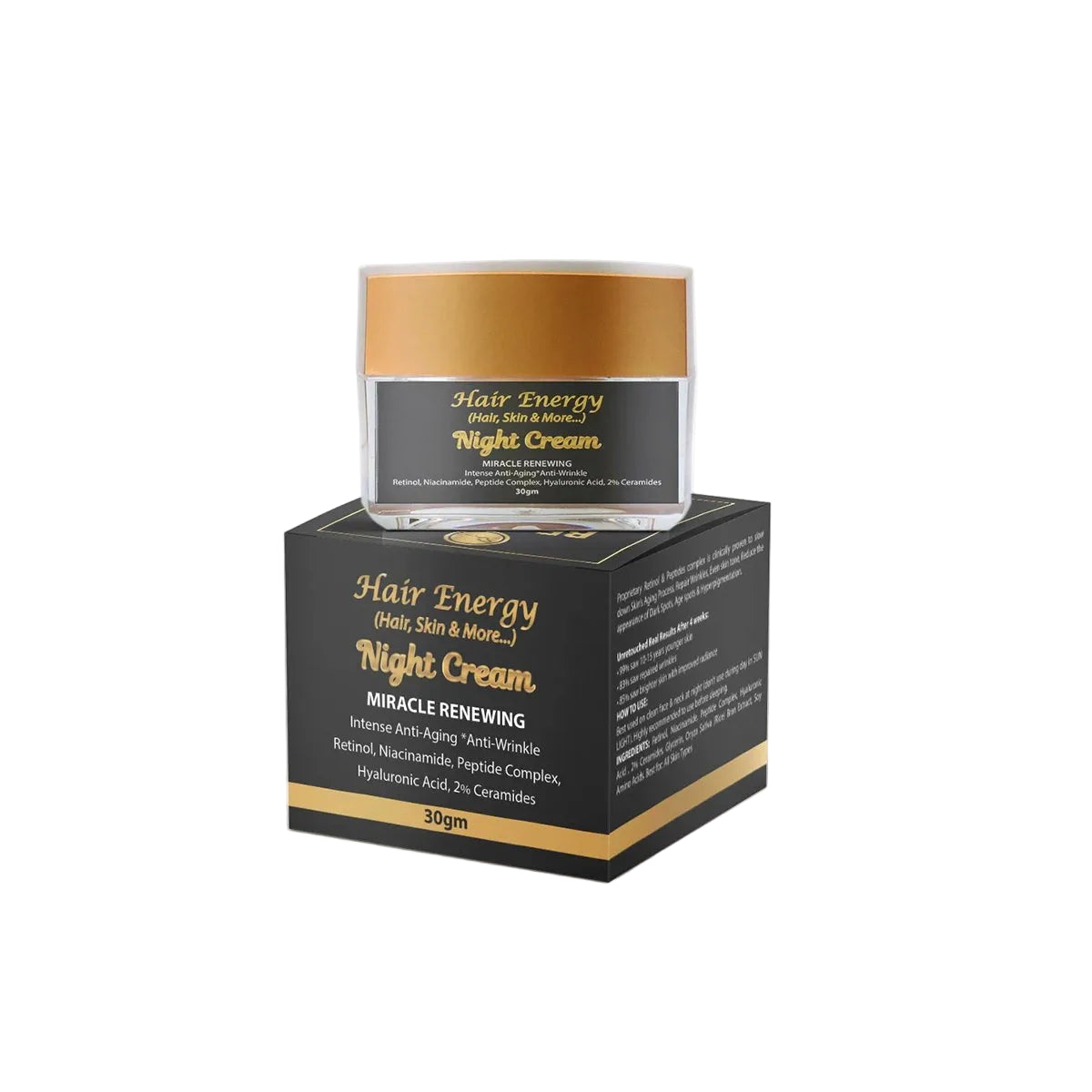 HAIR ENERGY NGIHT CREAM 30G MIRACLE WHITENING