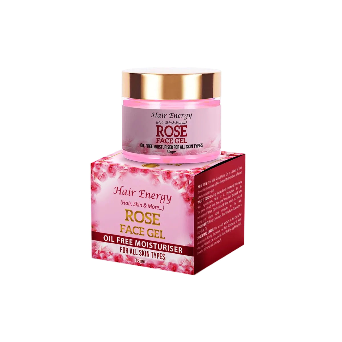 HAIR ENERGY ROSE FACE GEL 30GM