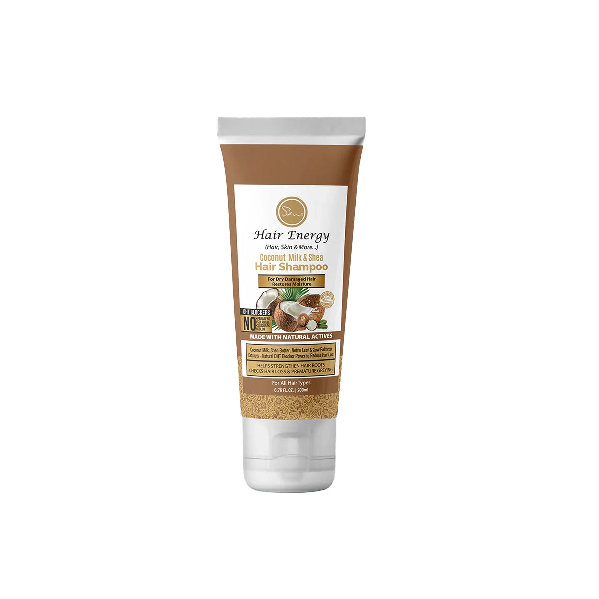 HAIR ENERGY SHAMPOO 200ML COCONUT MILK & SHEA