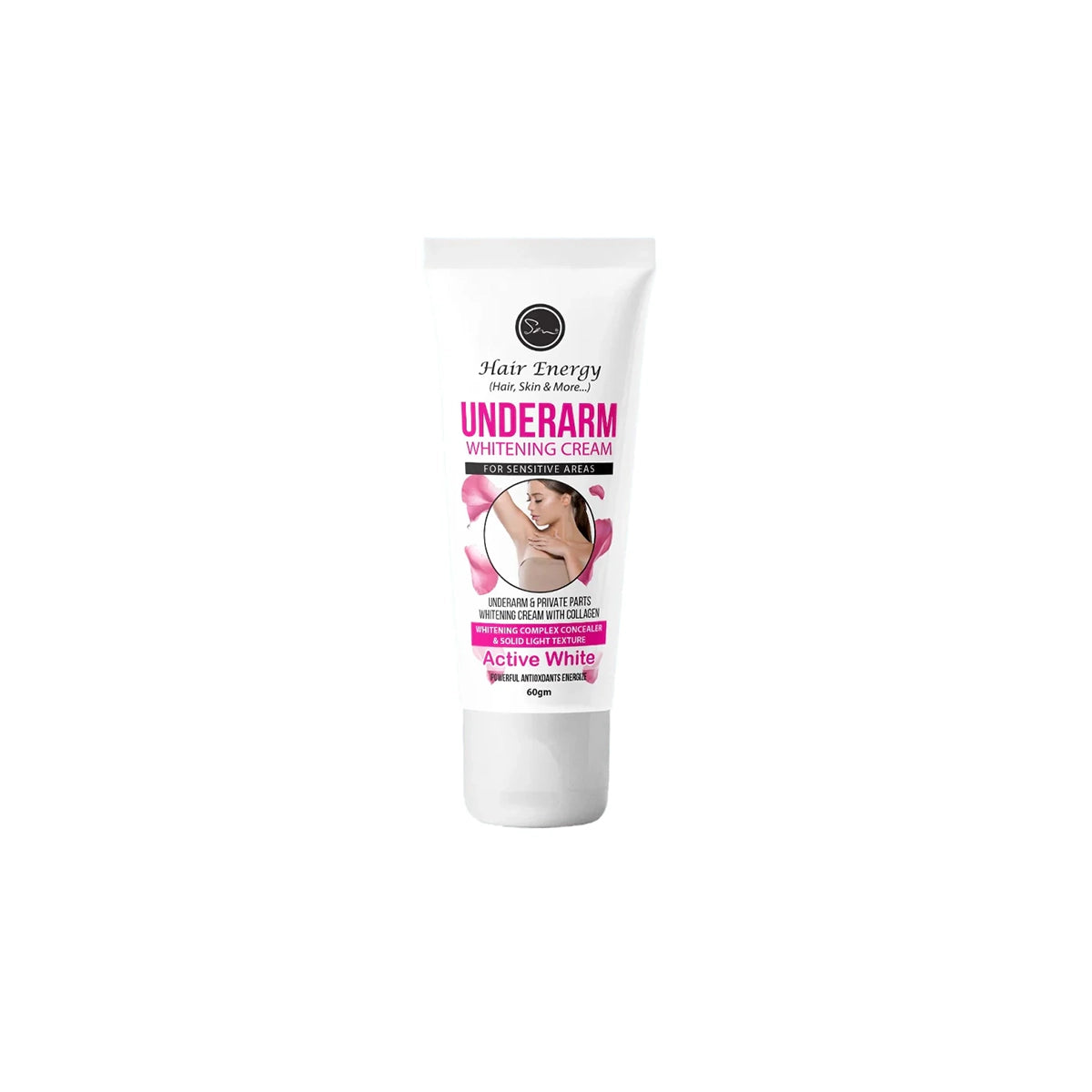 HAIR ENERGY UNDERARM WHITENING CREAM 60ML