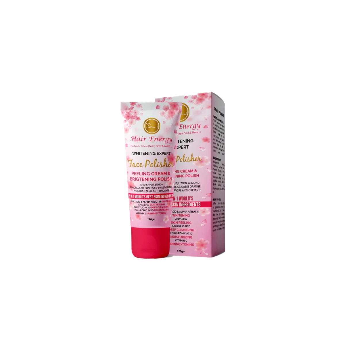 HAIR ENERGY WHITENING EXPERT FACE POLISHER 120G