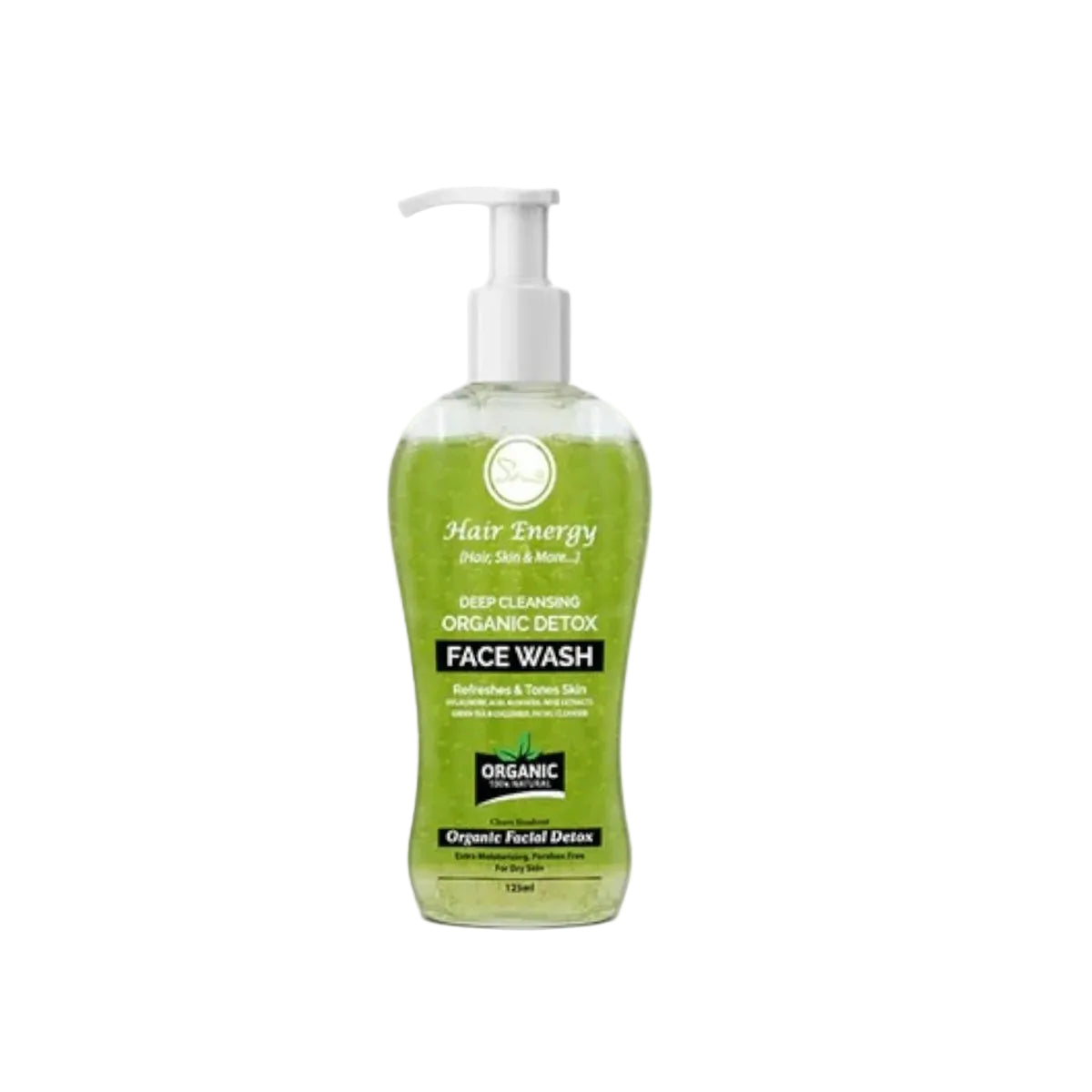 HAIR ENERGY DEEP CLEANSING FACE WASH 125ML ORGANIC DETOX