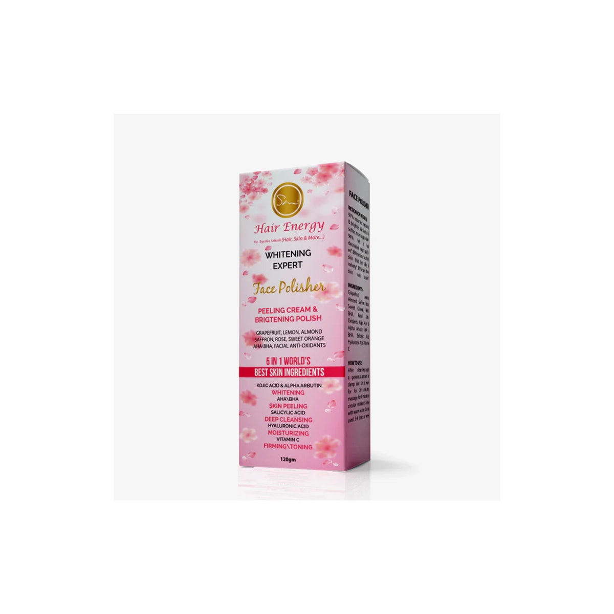 HAIR ENERGY WHITENING EXPERT FACE POLISHER 120G