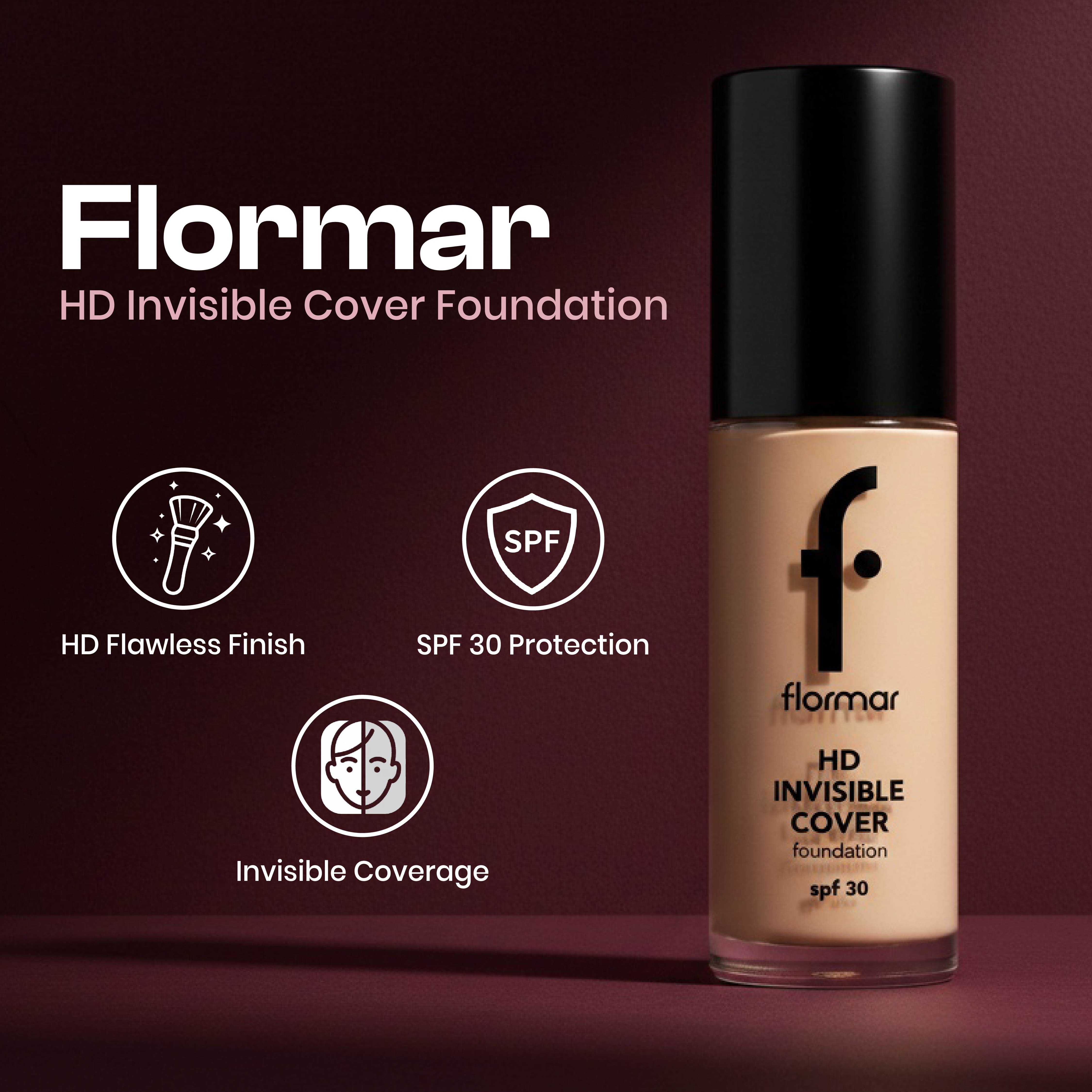 FLORMAR FOUNDATION INVISIBLE COVER HD