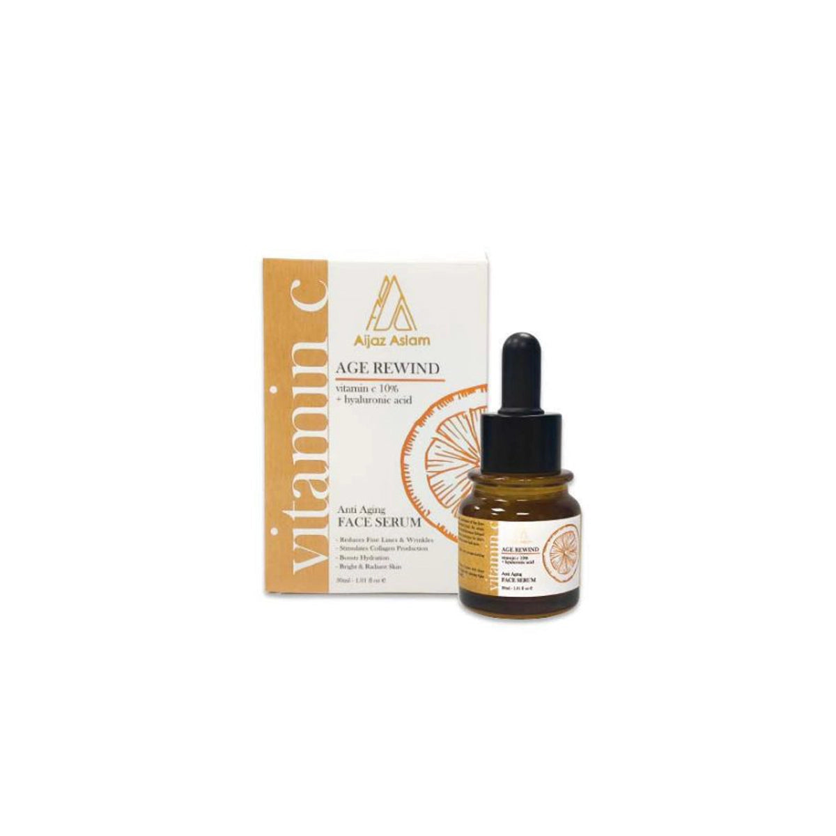 HEMANI AGE REWIND VITAMIN C FACE SERUM 30ML