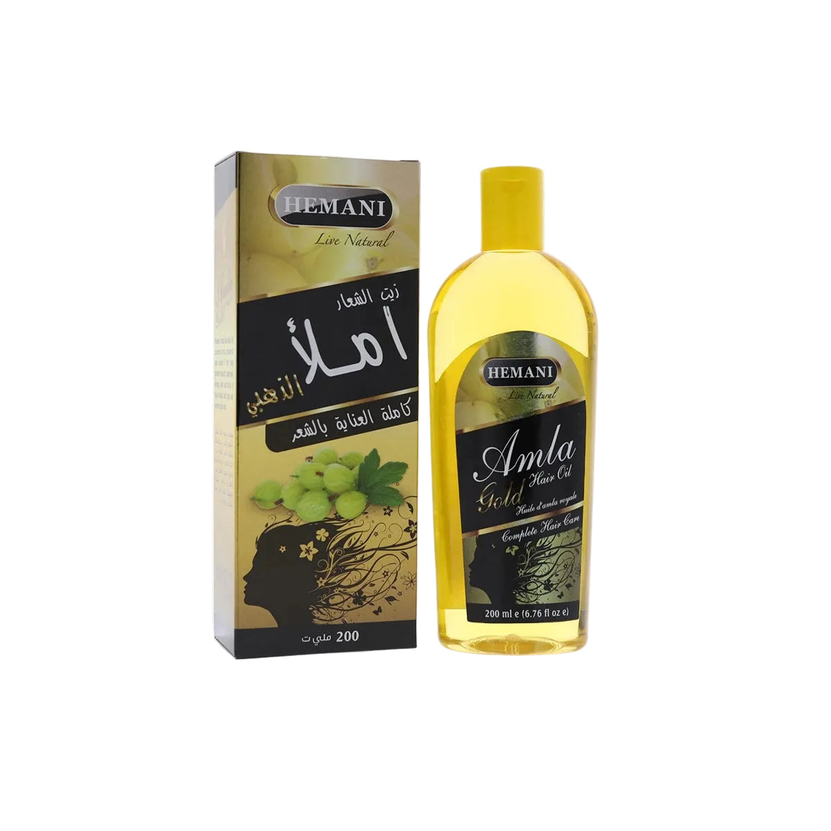 HEMANI HAIR OIL 200ML AMLA GOLD